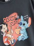 LC Waikiki Crew Neck Lilo And Stitch Printed Girl'S T-Shirt
